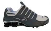 Tênis Nike Shox NZ Cinza e Branco cromado MOD:10114